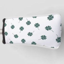 四葉クローバー緑水彩 ゴルフヘッドカバー