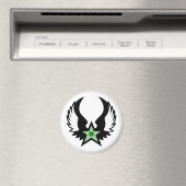 四葉クローバー翼のある星 マグネット (インサイチュ (食洗機))