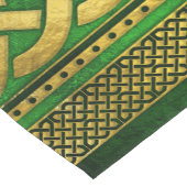 四葉ラッキークローバーシャムロックオーナメント ショートテーブルランナー (コーナー)