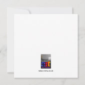 四角いカエルのカード (裏面)