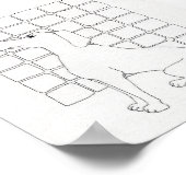 四角いキャドッグオリジナルスケッチポスター ポスター (角)