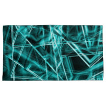 四角いコーナーとシアンまたはスカイブルーの「ネオン」の汚れ