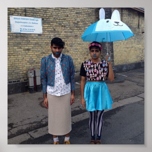 四角いポスター ポスター (正面)