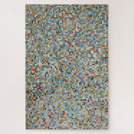 四角いモザイク数々のカラーのタイル模様（写真） ジグソーパズル