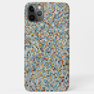四角いモザイク数々のカラーのタイル模様（写真） iPhone 11 PRO MAXケース