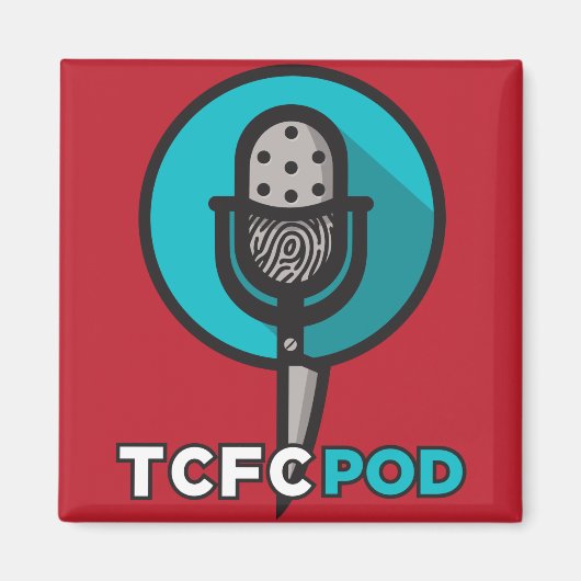 四角いロゴ磁石 マグネット (正面)