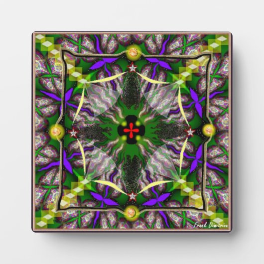 四角い写真のプラーク（イーゼル付） フォトプラーク (正面)