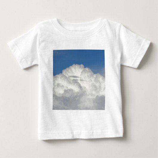 四角い写真 - 雲 ベビーTシャツ (正面)