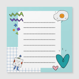 四角い可愛いドードル漫画メモのメモ