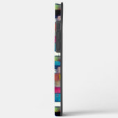 四角い図形の投げる非常に粗いカラフル Case-Mate iPhoneケース (裏面 / 左)