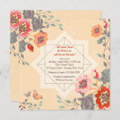 四角い招待状 招待状 (正面/裏面)