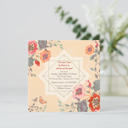 四角い招待状 招待状 (スタンド正面)