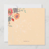 四角い招待状 招待状 (裏面)