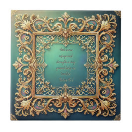 四角い映画フレームのカスタマイズ可能な聖書の詩 タイル