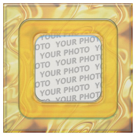 四角い枠にIV +あなたの写真 ファブリック (見本)