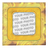 四角い枠にIV +あなたの写真 フォトキューブ (正面)