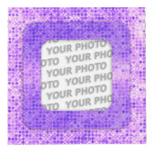 四角い枠のドット2 +写真 フォトキューブ (右)