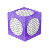 四角い枠の丸い(ばちゃばちゃ)跳ねる3 +写真 フォトキューブ (裏面アングル)