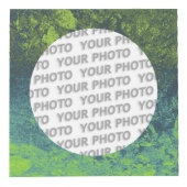 四角い枠の丸い(ばちゃばちゃ)跳ねる5 +写真 フォトキューブ (正面)