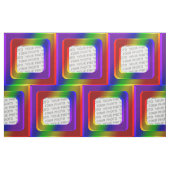 四角い枠の色はII +あなたの写真 ファブリック (ファットクウォーター)