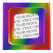 四角い枠の色はII +あなたの写真 フォトキューブ (右)