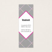 四角い模様のピンクと黒 (裏面)