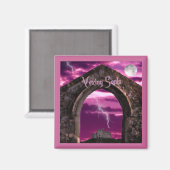 四角い磁カスタマイズ石- カスタマイズ -  マグネット (正面/裏面)