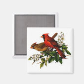 四角い磁石の深紅色 マグネット (正面/裏面)