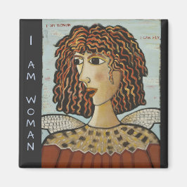 四角い磁石 – I Am Woman Bird マグネット