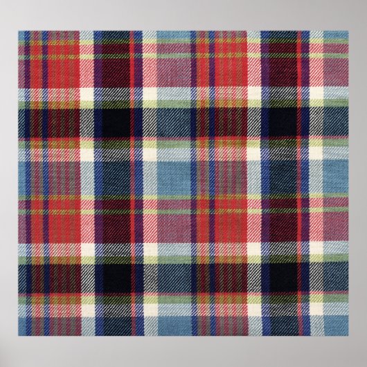 四角い織物テクスチャの背景。 ポスター (正面)