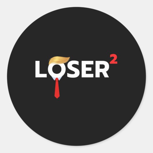 四角おもしろいアンチ切り株2024 Nope Not Again Tee S ラウンドシール (正面)