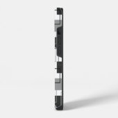 四角とアウトライン  iPhoneケース (左側面)