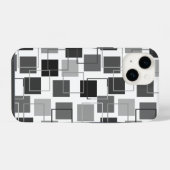 四角とアウトライン  iPhoneケース (裏面横)