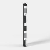 四角とアウトライン  iPhoneケース (右側面)