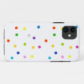 四角カラフル形紙吹雪iPhone 5/5Sケース Case-Mate iPhoneケース (裏面(横))
