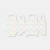 四角カラフル紙吹雪優先ボックス フェイバーボックス (折り畳みなし)