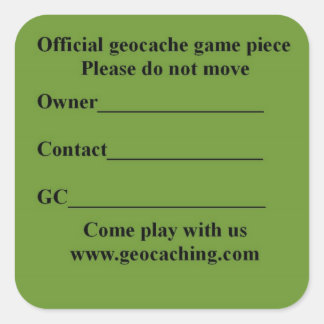 四角キャッシュラベル スクエアシール