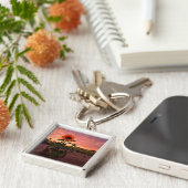 四角キーチェーン キーホルダー (側面)