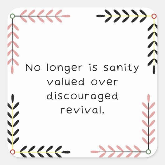 四角ステッカー スクエアシール (正面)