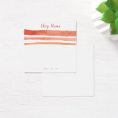 四角ストライプネックレスまたはブレスレット表示カード (デスク)