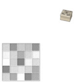 四角タイル ラバースタンプ (押印)