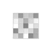 四角タイル ラバースタンプ (インプリント)