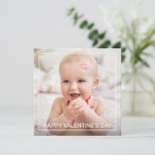 四角フルフォト カスタムバレンタインデー シーズンカード (スタンド正面)