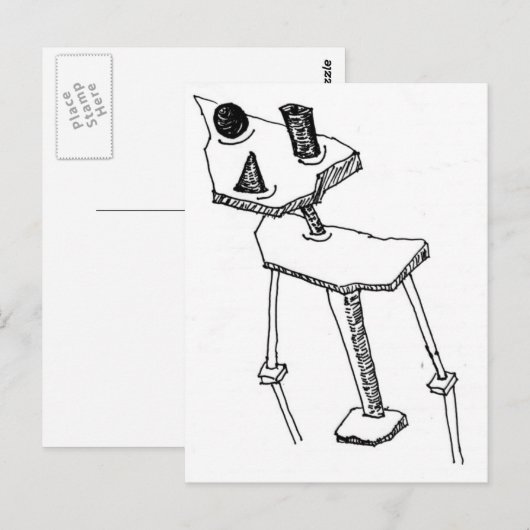 四角ペグ ポストカード (正面/裏面)