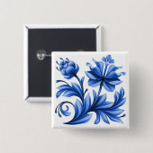 四角ボタン 缶バッジ (正面&裏面)