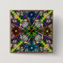 四角ボタン 缶バッジ