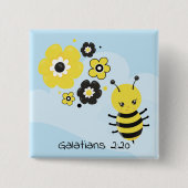 四角ボタン 缶バッジ (正面)