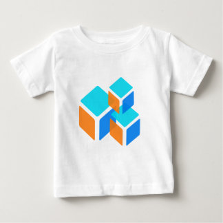 四角ボックス ベビーTシャツ