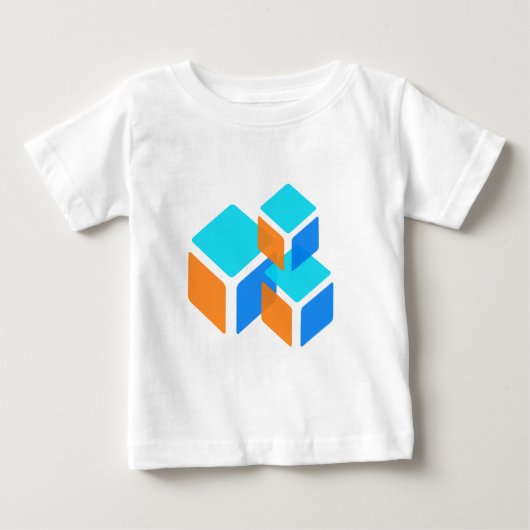 四角ボックス ベビーTシャツ (正面)