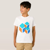 四角ボックス Tシャツ (正面フル)